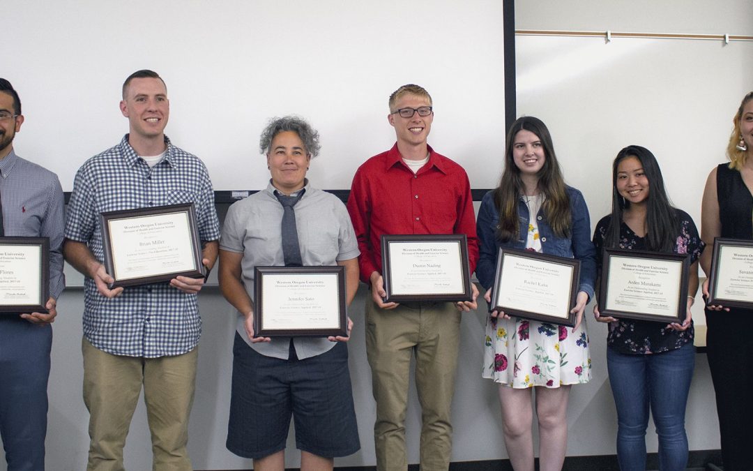 2018 Outstanding Student Awards in Community Health & Exercise Science