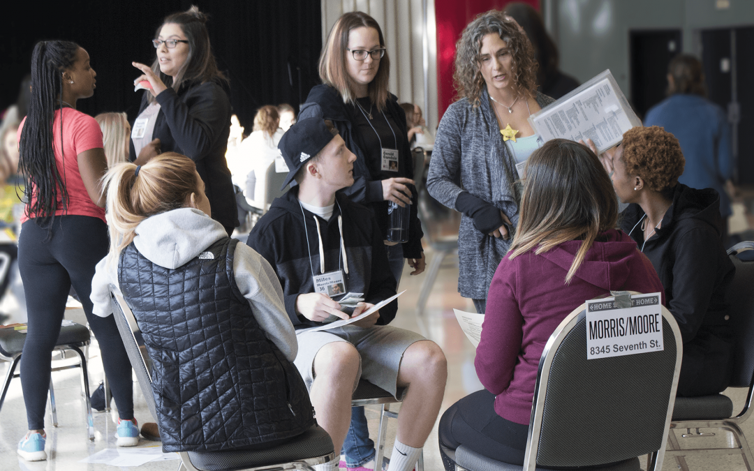 HEXS leads poverty simulation