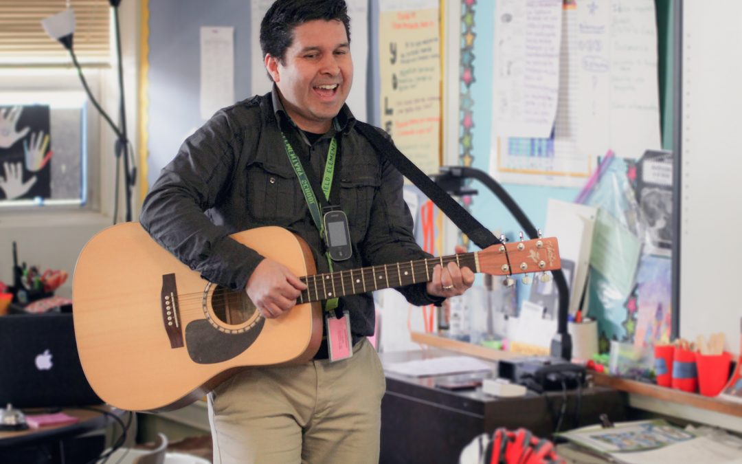 Bilingual early childhood studies graduate brings music to the classroom