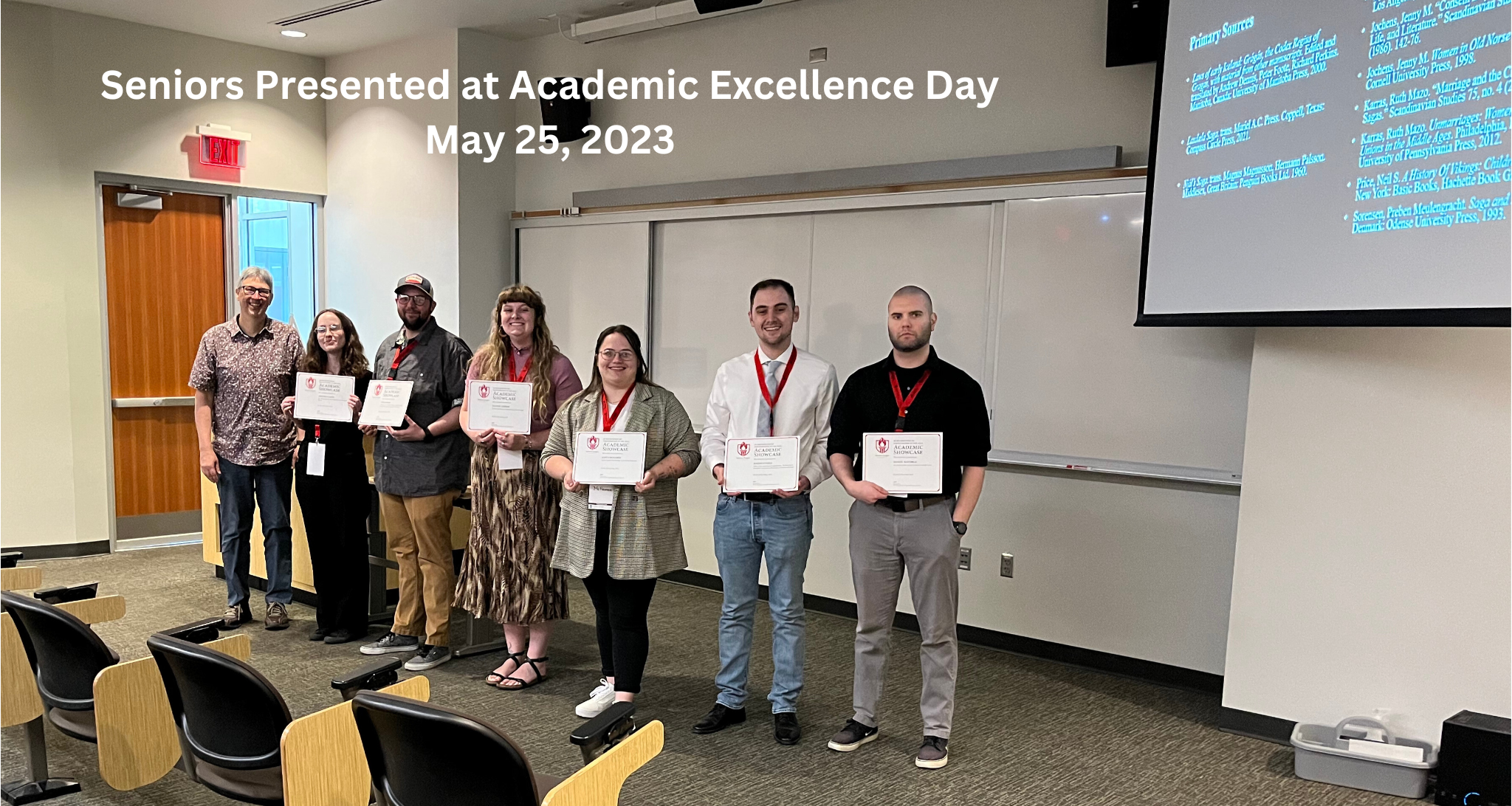 Seniors Presented at Academic Excellence Day May 25th, 2023
