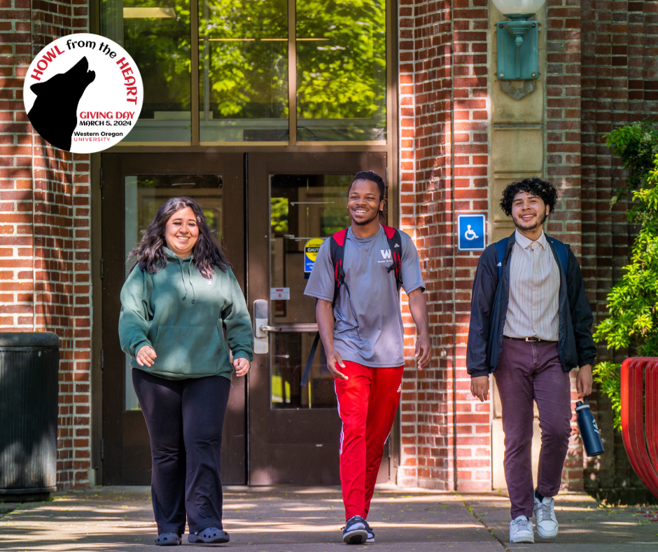 Image of students outside the WUC