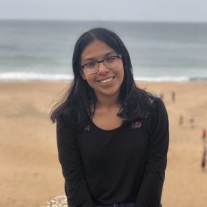 woman smiling in the outdoors