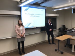 Student AES Presenters Max Grimsrud and MacKenzie Ratliff