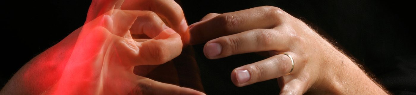 close up of hands signing with images overlaid to show the motion of the sign