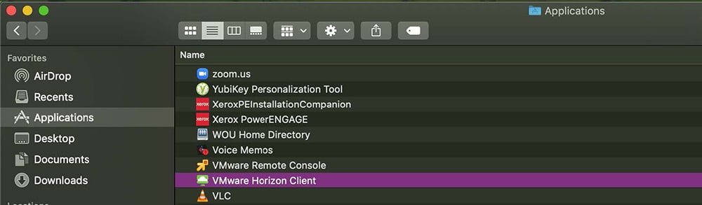 VDI Mac tutorial step 5