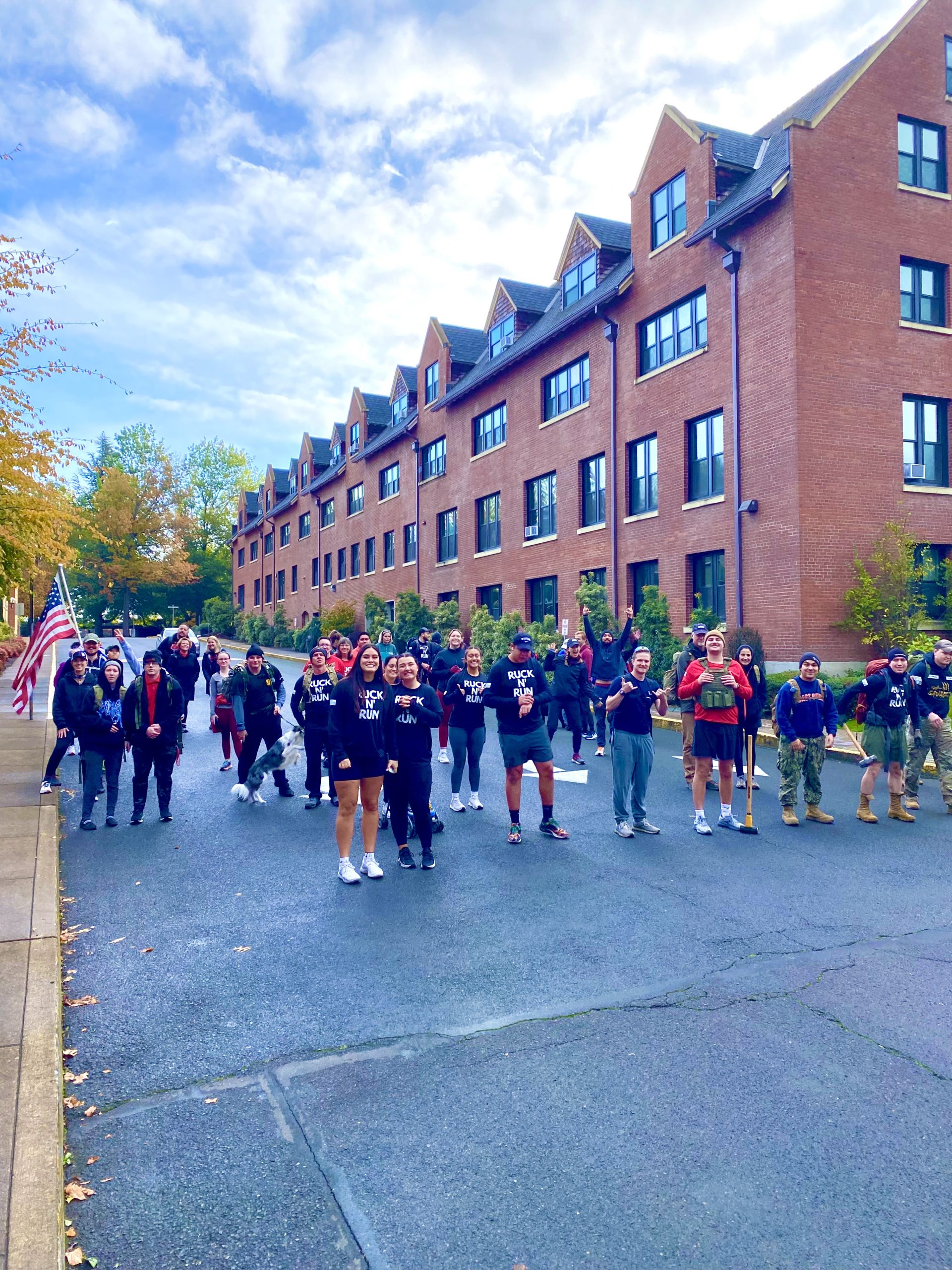 Ruck N Run Start Line