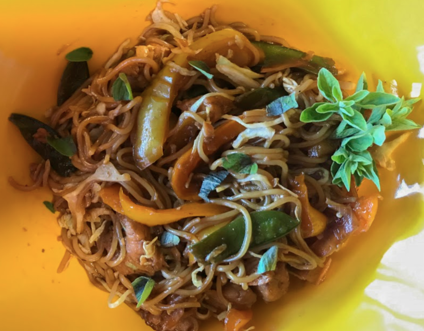 How to make gluten-free teriyaki chicken with ramen noodles