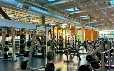 Athletes in the Health and Wellness Center