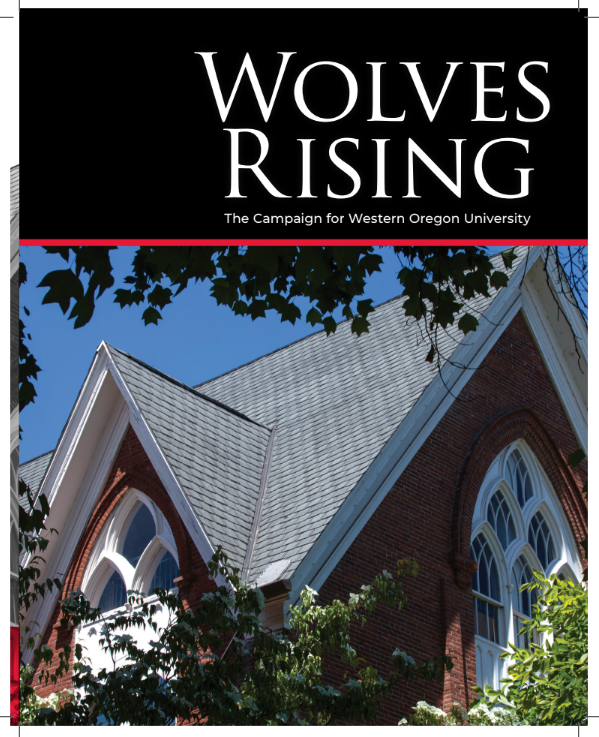 Image of cover of wolves rising campaign brochure