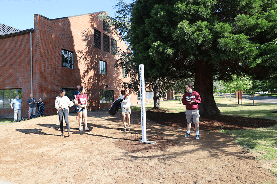 Western Oregon unveils Peace Pole installation, fostering harmony and unity