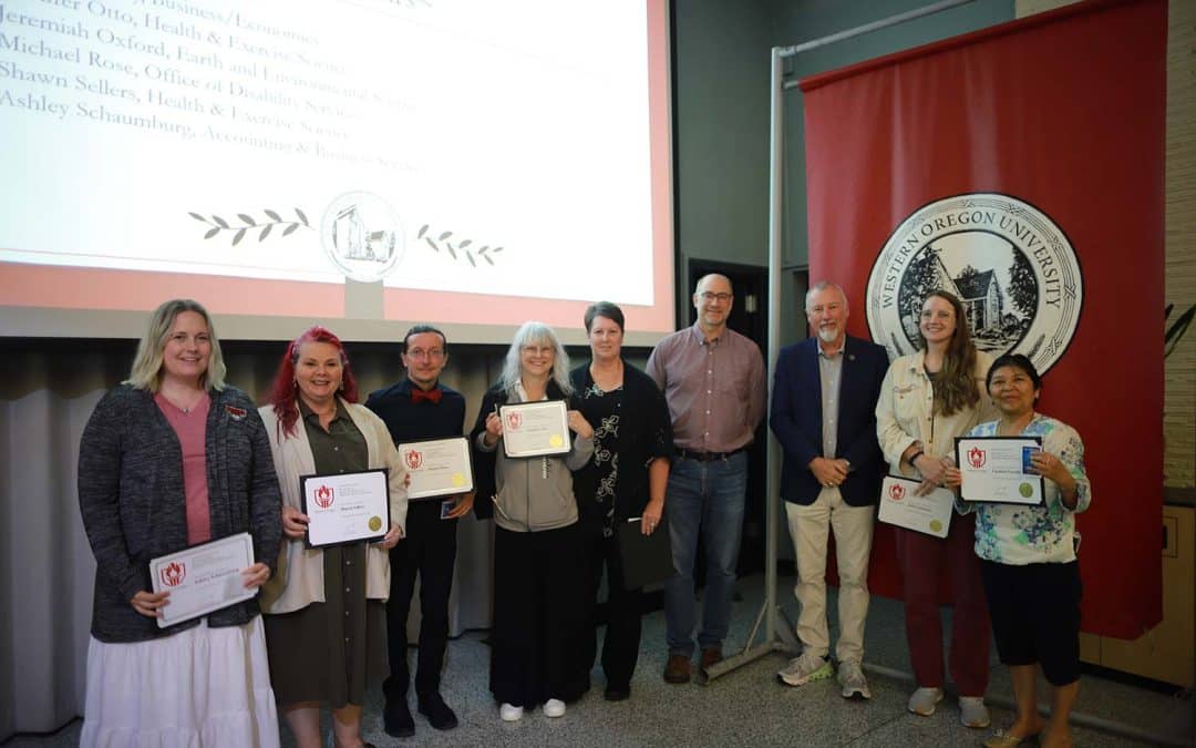 Western Oregon University celebrates staff and faculty leadership, promotions and tenure at annual ceremony