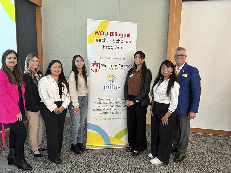 Western Oregon University and Unitus Credit Union celebrate Bilingual Scholarship recipients