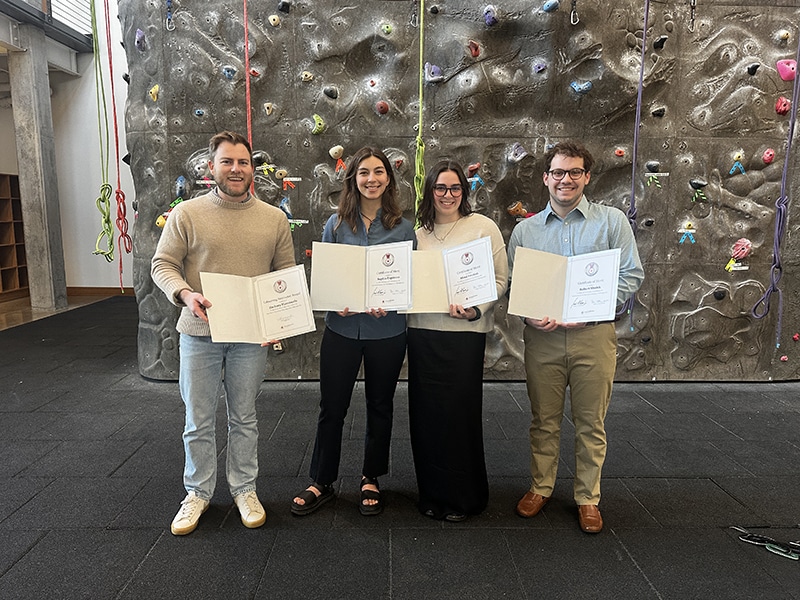 Western Oregon University students receive award from the American Red Cross for lifesaving actions