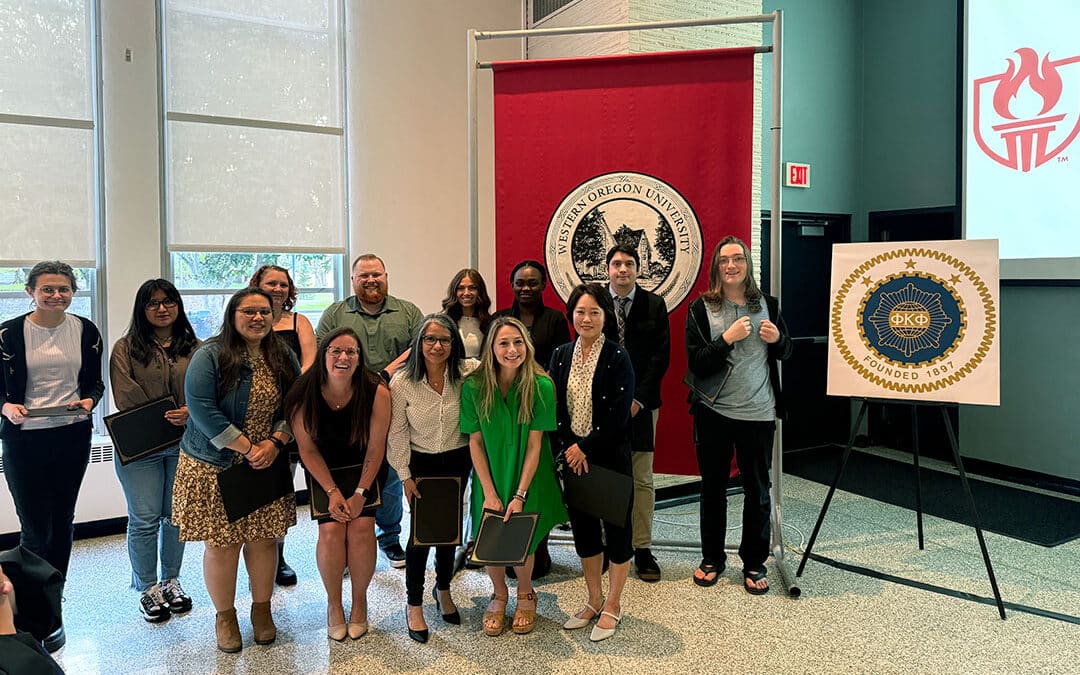 Western Oregon University Inducts 21 New Members into Phi Kappa Phi Honor Society